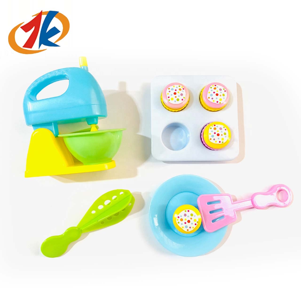 Sedex 4p Toy Factory Funny Plastic Birthday Cake Toys DIY Housing Toys for Kids Promotion